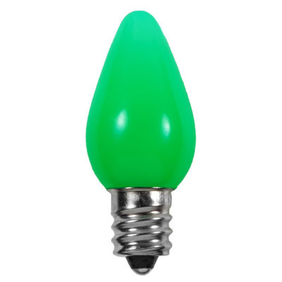 LED, C7, Green, Bulb
